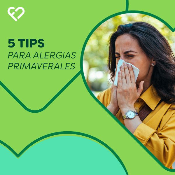 5 cuidados para alergias primaverales